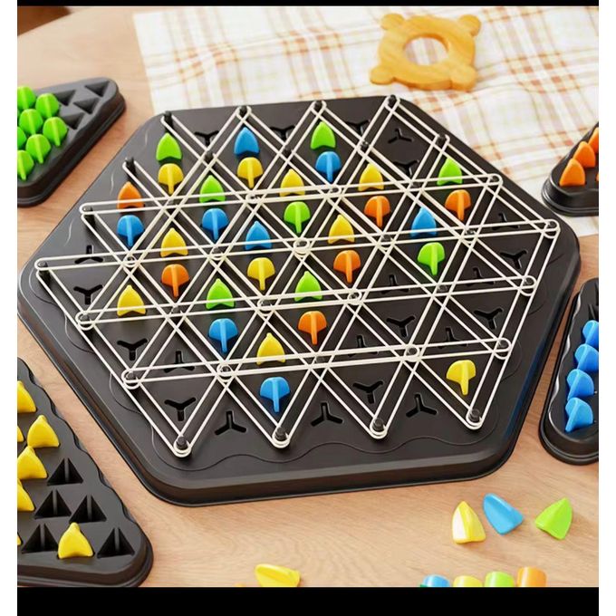 Chain Triangle Geometric Board Games for Family Night