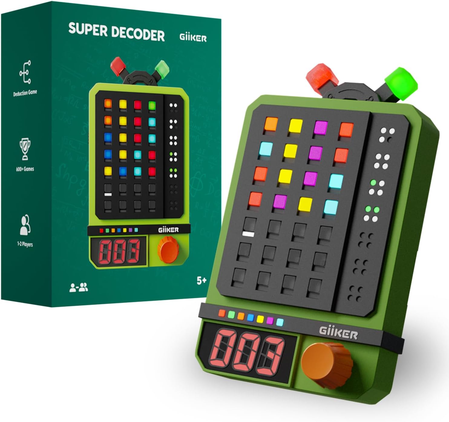 GiiKER Super Decoder, 600-Level Code-Breaking Puzzle Game