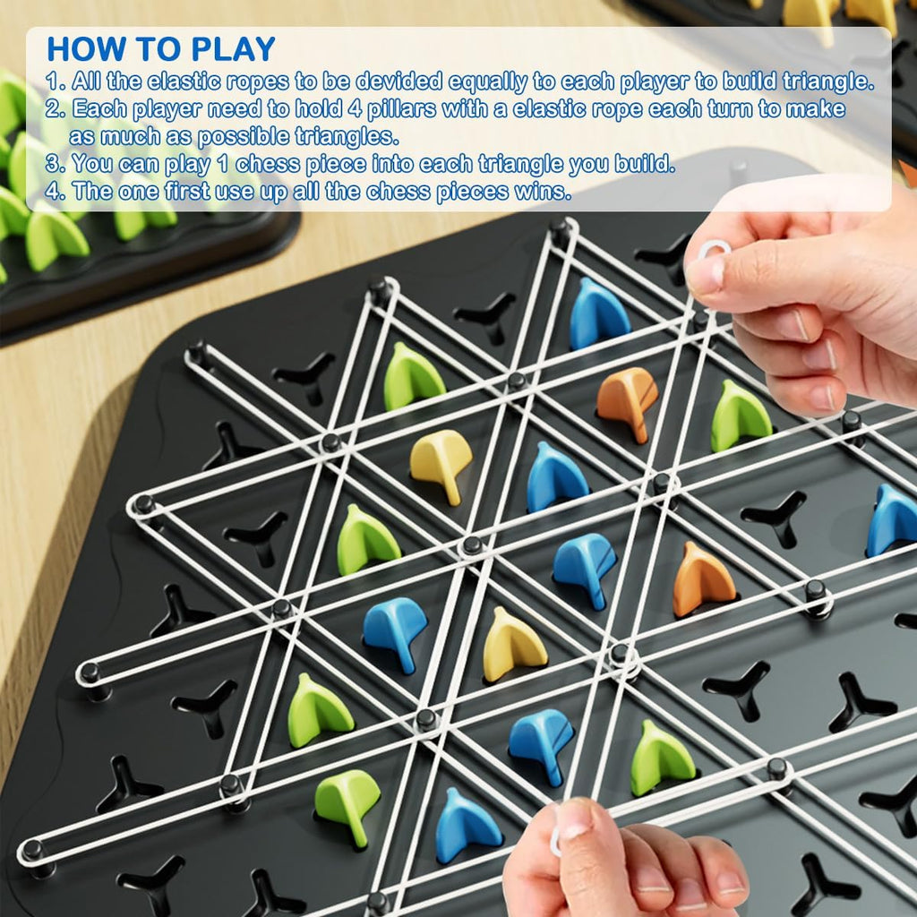 Chain Triangle Geometric Board Games for Family Night