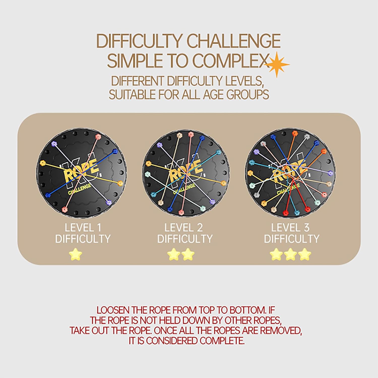Rope Untangling Puzzle Game
