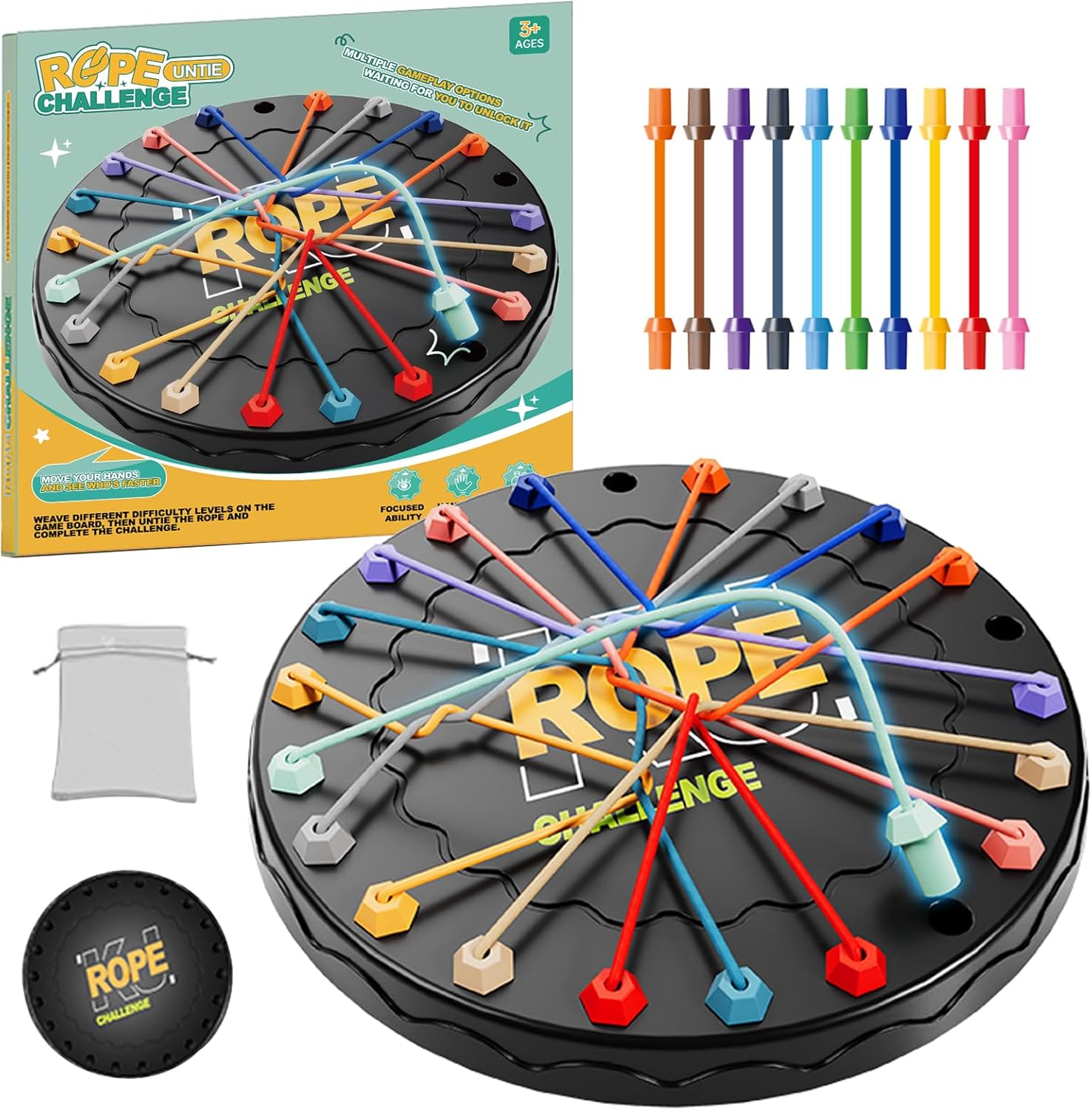 Rope Untangling Puzzle Game