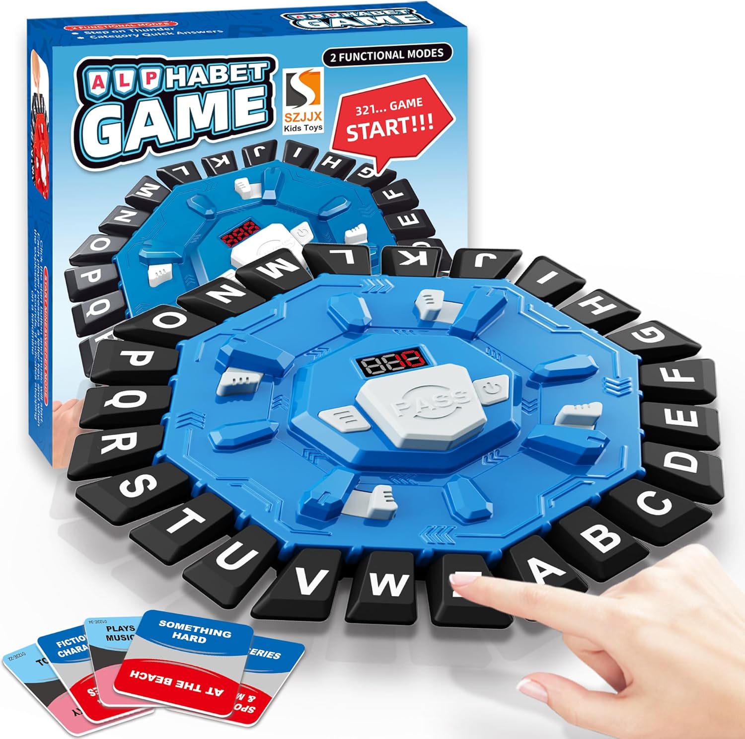 Word Game: 220 Topic Categories, 24 Letters Pressing Games