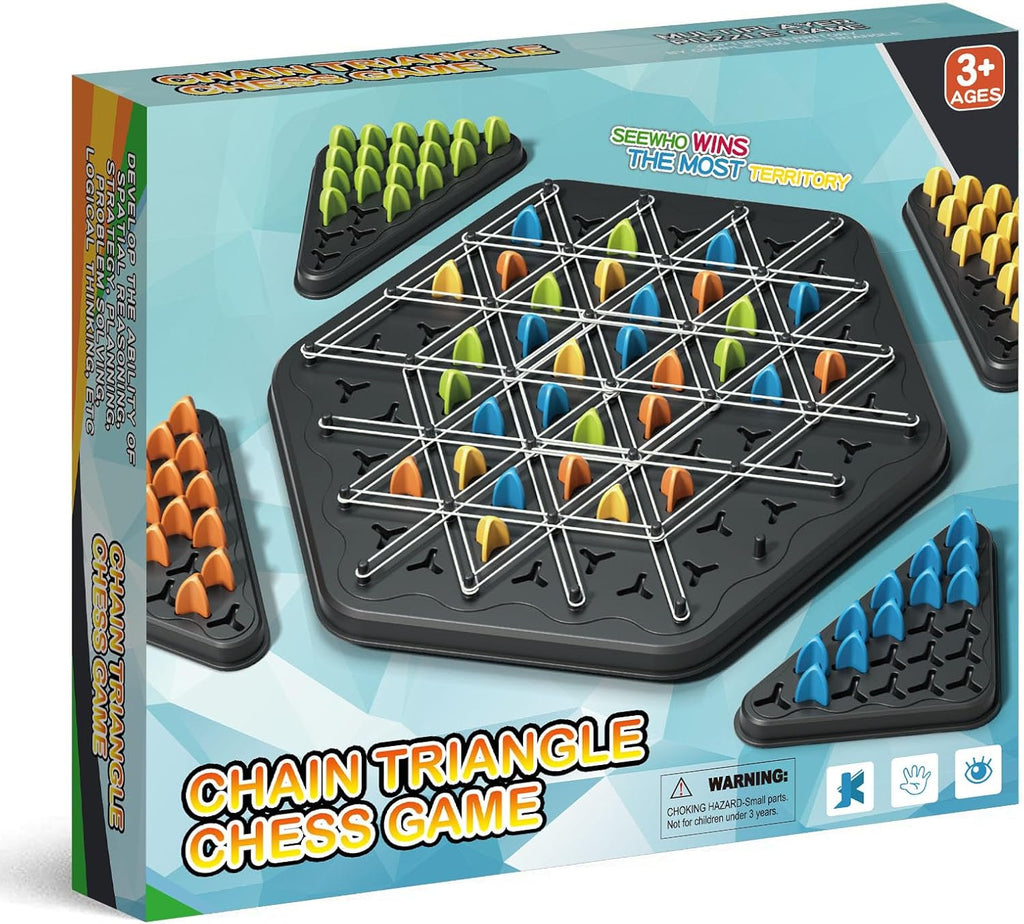 Chain Triangle Geometric Board Games for Family Night