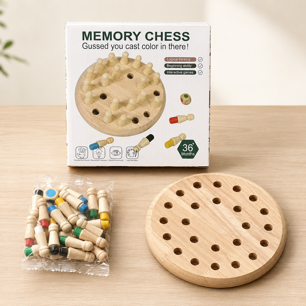 Memory Chess Wooden