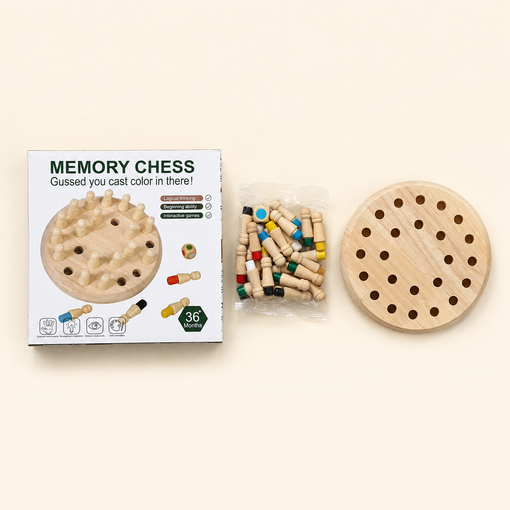 Memory Chess Wooden